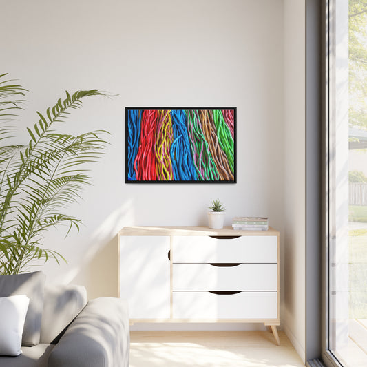 Framed Canvas : Sweet Liquorice