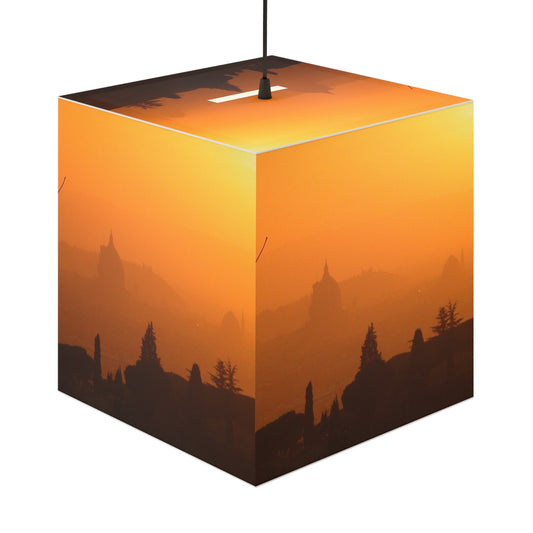 Light Cube Lamp : Sunset