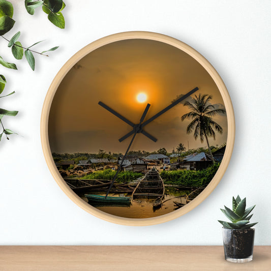 Wall Clock : African Sunrise