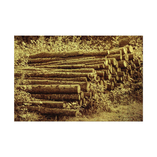 Poster : Stacked Logs