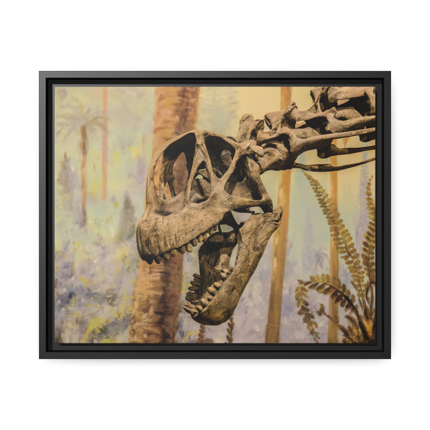 Framed Canvas : Dinosaur