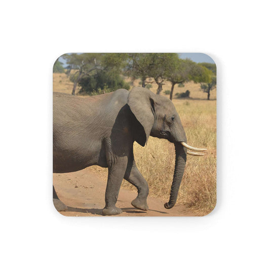 4 Coaster Set : Elephant Lover