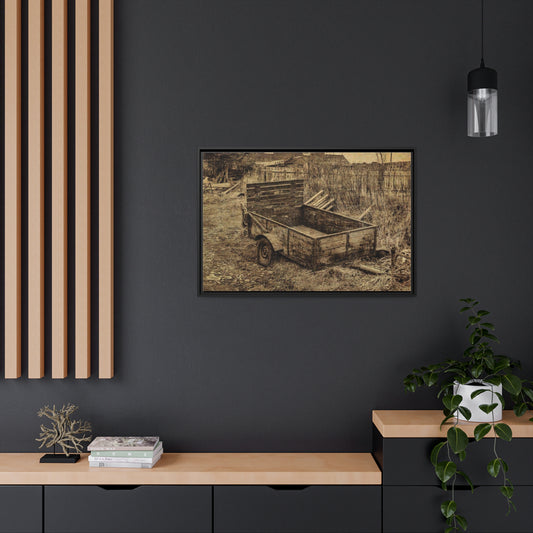 Framed Canvas : Rustic Farm