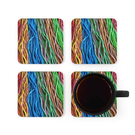 4 Coaster Set : Sweet Liquorice