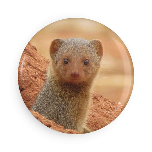 Button Magnet : Mongoose (1 & 10 pcs)