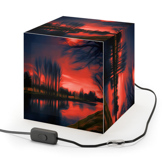 Light Cube Lamp : Abstract Art