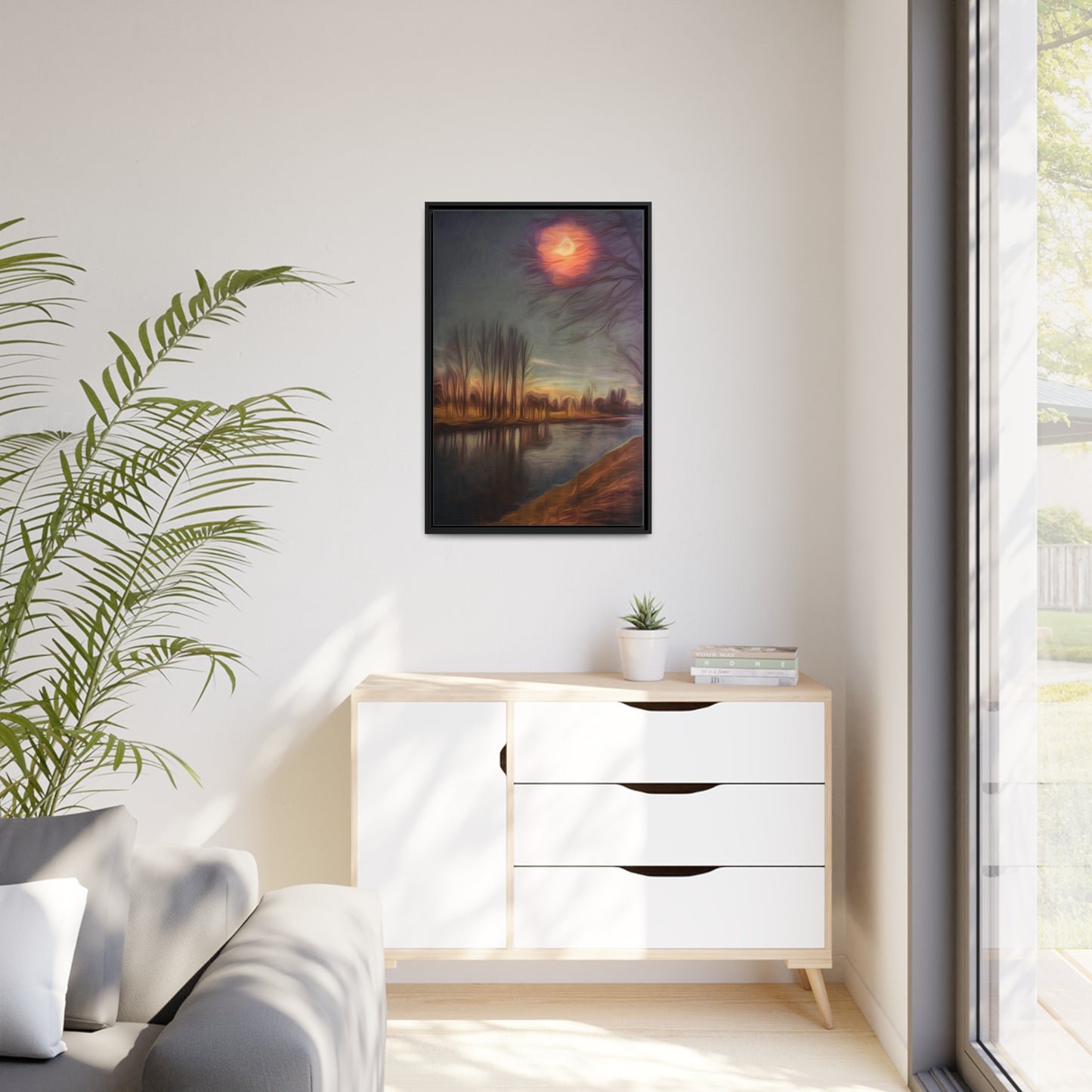 Framed Canvas : Abstract Art