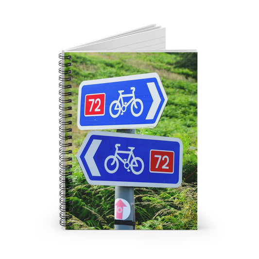 Spiral Notebook : Road Sign