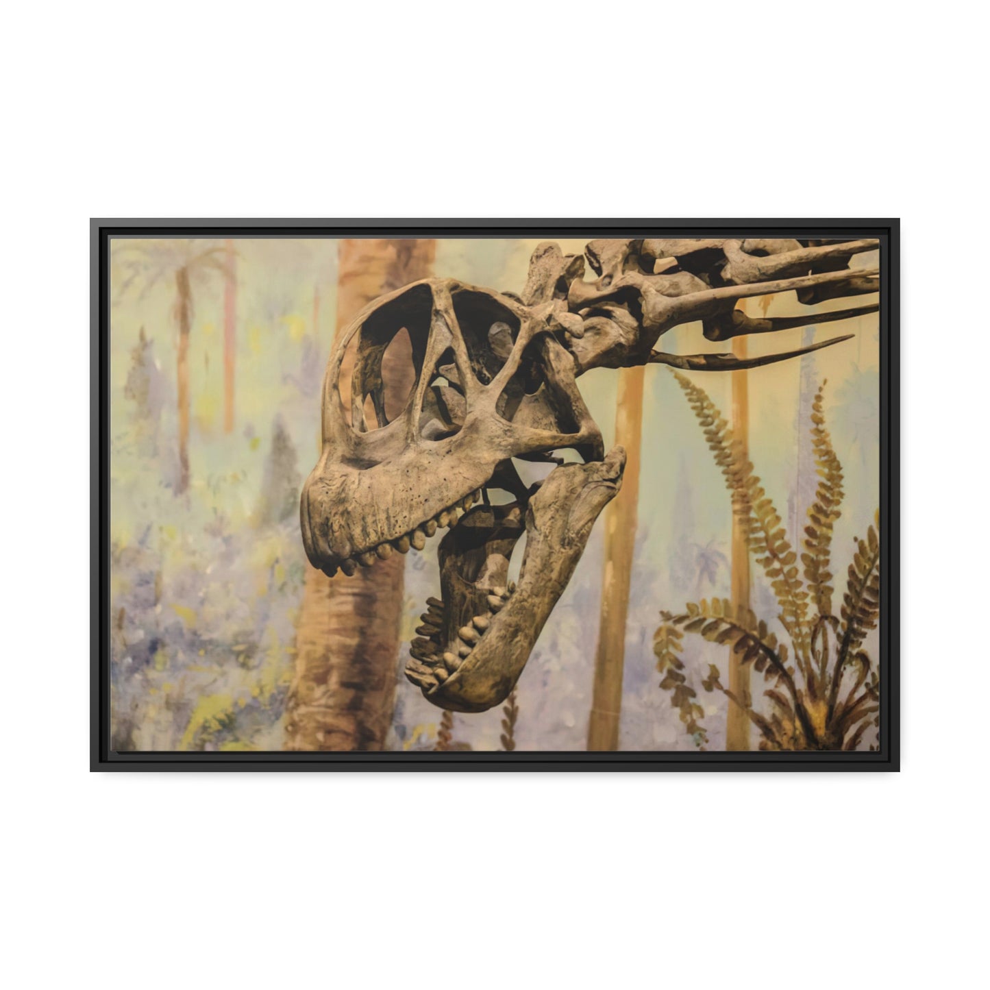 Framed Canvas : Dinosaur