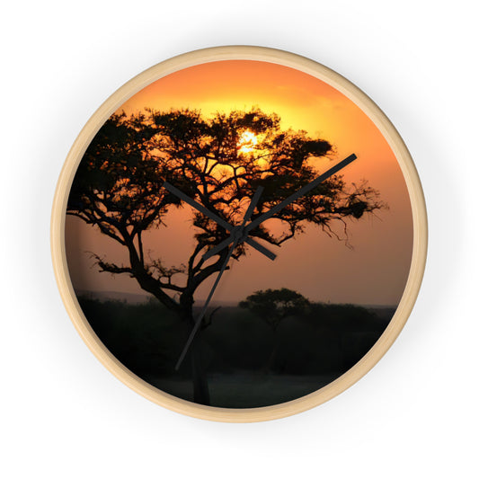 Wall Clock : Safari Sunrise