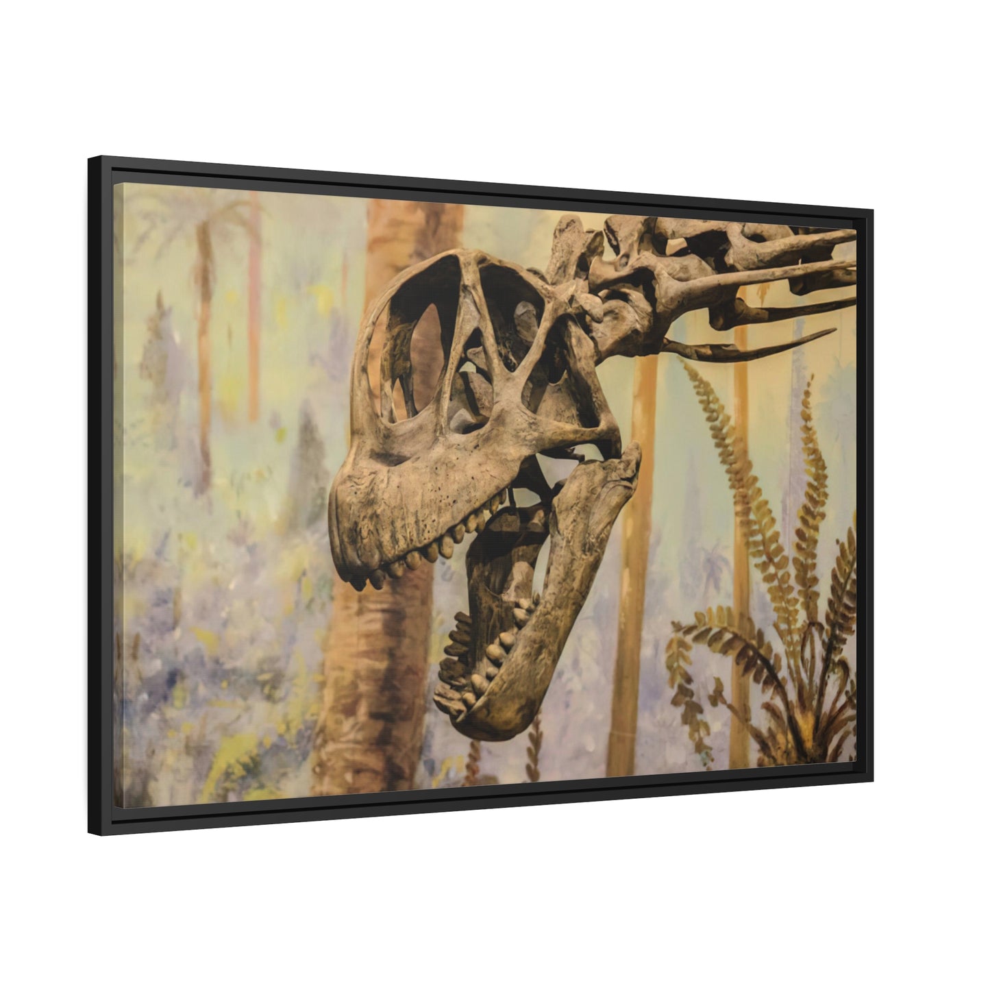 Framed Canvas : Dinosaur